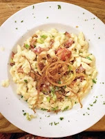 Käsespätzle with Bacon